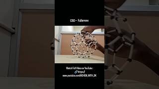 How to make a Fullerene Model  chemistry project carbon tamil [upl. by Larkin]