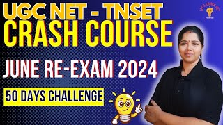 50 DAYS CHALLENGE  UGC NET REEXAM PREPARATION [upl. by Enamrej327]