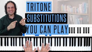 Tritones substitutions  how they work amp examples you can use [upl. by Brad]