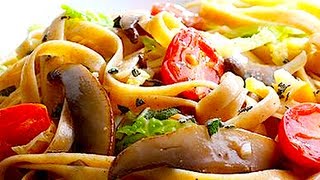 Healthy Deliciousness Alpine Mushroom Pasta [upl. by Atreb]