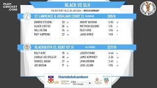 Blackheath CC Kent 1st XI v St Lawrence amp Highland Court CC 1st XI [upl. by Nahtannoj]