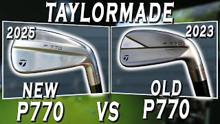 UPGRADE or STEER CLEAR  NEW 2025 Taylormade P770 vs OLD 2023 Taylormade P770 [upl. by Hawker]