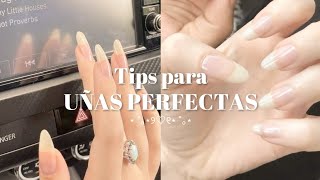 🎀Cómo hacer CRECER las UÑAS uñas largas y fuertes parte♡2🤍 [upl. by Monney]