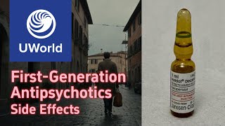 FirstGeneration Antipsychotics Side Effects  UWorld Psychiatry USMLE Step 1 [upl. by Attennek]