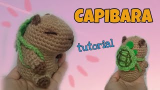 Capibara amigurumi  capybara tejido a crochet tutorial paso a paso [upl. by Rennoc270]