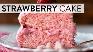 Strawberry Cake  Sallys Baking Recipes [upl. by Pangaro]