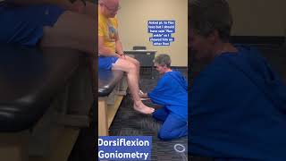 Dorsiflexion Goniometry [upl. by Hamo642]