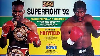 Bowe V Holyfield 1 FULL FIGHT with UK commentary [upl. by Gussi287]