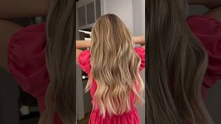 Beżowy Blond amp Zagęszczenie włosów airtouch hairtransformation hairtutorial [upl. by Felicidad475]