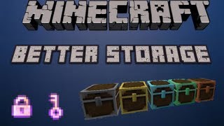 Minecraft 152  Better Storage Mod [upl. by Airamesor]