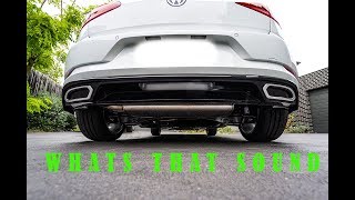 2017 VW Golf R Line Mk75 TSI 14 Resonator Delete Part 2 [upl. by Aneelas803]