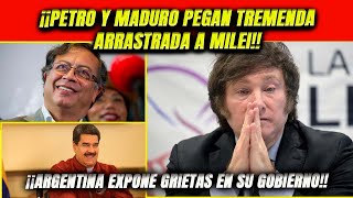 ¡Maduro y Petro pegan tremenda arrastrada a Milei Delatan grietas en el gobierno del quotLeónquot [upl. by Rosdniw]