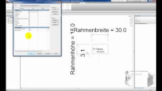 Parametrischer Rahmen bei Beschriftungenmp4 [upl. by Tezil]