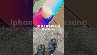 Iphone ton Samsung Flexibility smartphone iphone samsung [upl. by Aticilef]