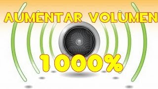 Aumentar volumen de pc 1000 sin programas [upl. by Ecnaled]