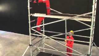 Installation of a Scaffold Tower  INSTANT UPRIGHT ZIP UP wwwinstantuprightcom [upl. by Wehttan]