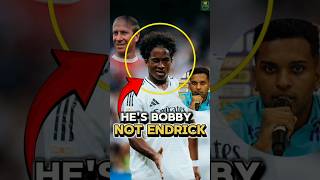 ENDRICK BECOMES BOBBY AT REAL MADRID😳🔥shorts football footballnews [upl. by Avon278]