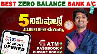 Zero Balance Kotak 811 Account Opening Online [upl. by Bamby]