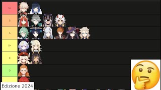 GENSHIN IMPACT TIER LIST VERSIONE 2024 PT1 GENSHIN IMPACT ITA [upl. by Nealey]