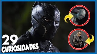 29 Curiosidades de BLACK PANTHER PANTERA NEGRA  Popcorn News [upl. by Nauhs]