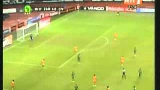 Finale de la Can 2012 Cote DIvoire vs Zambie prolongation part1 [upl. by Annaitsirhc326]