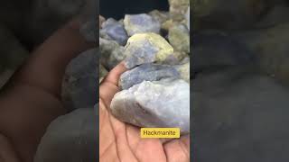 hackmanite crystals minerals roughstone quartz rough crystalshop crystalstone specimen gem [upl. by Ydnat]