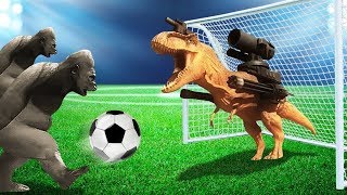 DİNAZORLAR FUTBOL MAÇI YAPIYOR  Beast Battle Simulator [upl. by Ellenrad]