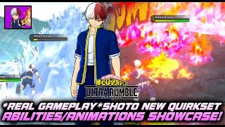 BREAKING LEAKS NEW SHOTO TODOROKI QUIRKSET OFFICIAL GAMEPLAY [upl. by Clauddetta]