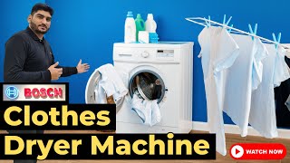 clothes dryer machine  condenser tumble dryer  bosch tumble dryer  bosch condenser dryer  dryer [upl. by Amathist]