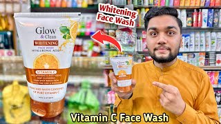 Glow And Clean Whitening Vitamin C Face Wash  Glow And Clean Hyaluronic Acid Face wash [upl. by Lilia]