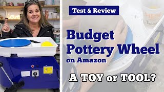 Budget Pottery Wheel  Amazon Review  How Much Clay Home Pottery [upl. by Becht]