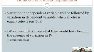 Nomothetic vs Idiographic Causal Explanations [upl. by Mcclure329]