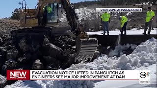 Evacuation notice lifted for Panguitch as crews continue stabilization efforts at dam [upl. by Hogan]