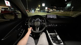 2024 Mazda CX30 eSkyactiv G Night Test Drive POV [upl. by Primo]