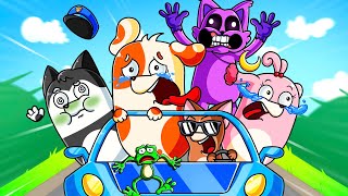 CATNAP but Car Rescue Crew Adventure Poppy Playtime 3  Hoo Doo Animation [upl. by Teufert998]