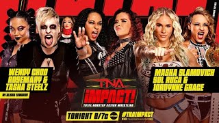 WWE 2K24 TNA Wrestling 10102024 6 Knockouts Tag [upl. by Normak570]