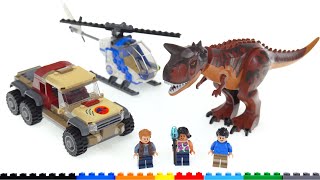 LEGO Jurassic World Carnotaurus Dinosaur Chase 76941 review Not bad a lil expensive as usual [upl. by Tarrant283]