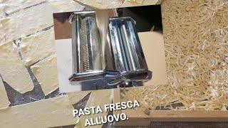 PASTA FRESCA CON MACCHINETTA NONNA PAPERA E PLANETARIA [upl. by Hilarius]