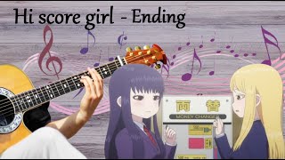 Hi score girl ending Distraction Yakushimaru Etsuko chordsacordes [upl. by Bostow]