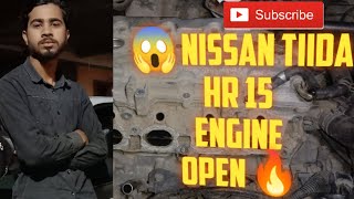 😱 Nissan tiida HR 15 engine open 💥mechancial hondacars toyotacars [upl. by Harbot151]