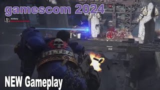 Warhammer 40K Space Marine 2 NEW Gameplay Demo gamescom 2024 [upl. by Adnyleb]