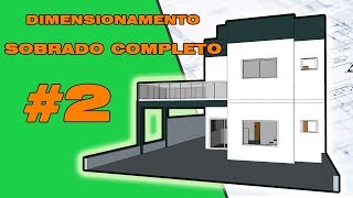 CALCULO SOBRADO COMPLETO  AULA 2 CONCEPÇÃO EM 3D [upl. by Eenram863]