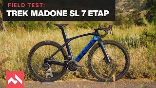 2022 Trek Madone SL 7 eTap review Aero and comfy with superb handling but so so heavy [upl. by Sukul113]