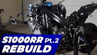 2024 BMW S1000RR M Package  WRECKED Bike REBUILD  Part 2 [upl. by Ellissa]