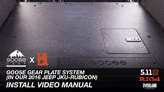 511 Tactical JEEP JKURubicon Full Goose Gear Plate System Install Video [upl. by Pellet727]