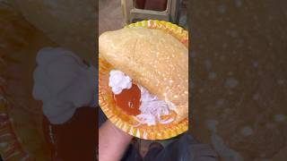 4 Eggs Fluffy Bread Omelette RecipeToughest Train JourneyVijaywada Bhavanipuram Street foodshorts [upl. by Auqenwahs824]