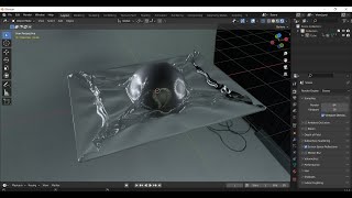 Tutorial how to make Shrink Wrap in Blender Malay [upl. by Eeb]