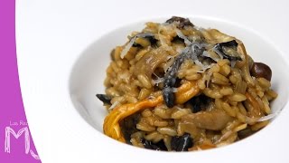 RISOTTO DE SETAS  Con caldo de pollo casero [upl. by Oech]