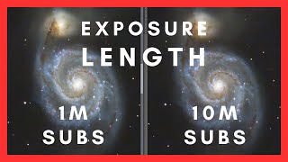 Long VS Short Exposures in Astrophotography  Broadband [upl. by Ecerahc765]