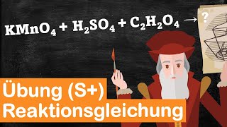 Reaktionsgleichung schwer  S KMnO4  H2SO4  C2H2O4 reagiert zu K2SO4  MnSO4 H2O  CO2 [upl. by Busch]